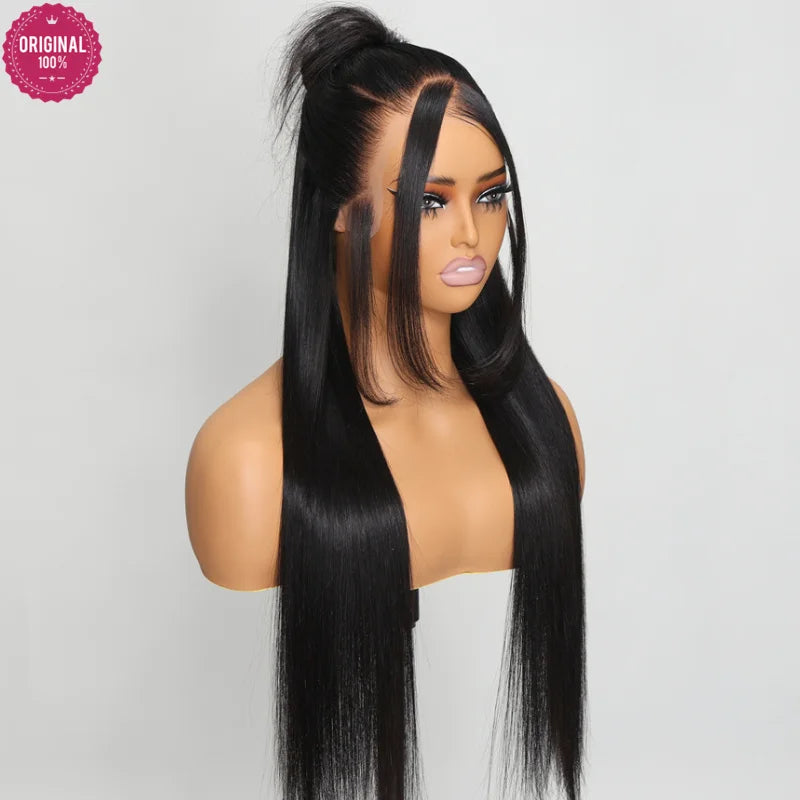 Beautyforever Glueless Straight Human Hair Wig Preplucked 13x4 Lace Front Human Hair Wig Brazilian 5x5 HD Lace Wig