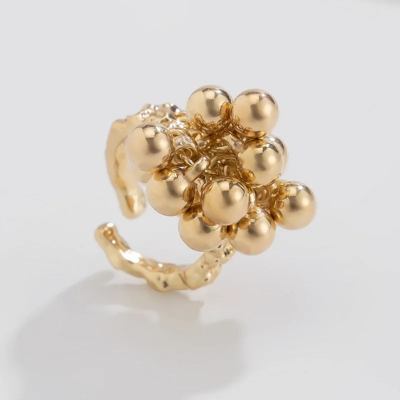 Fashion Ring Trendy Smooth Rings for Women Couple Vintage Geometric Handmade Rings Wedding Jewelry Gift e778