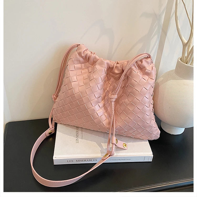 Luxury Designer Paris Fashion Elegant Handbag In Solid Color With Trendy Design For Business Commuter Women
