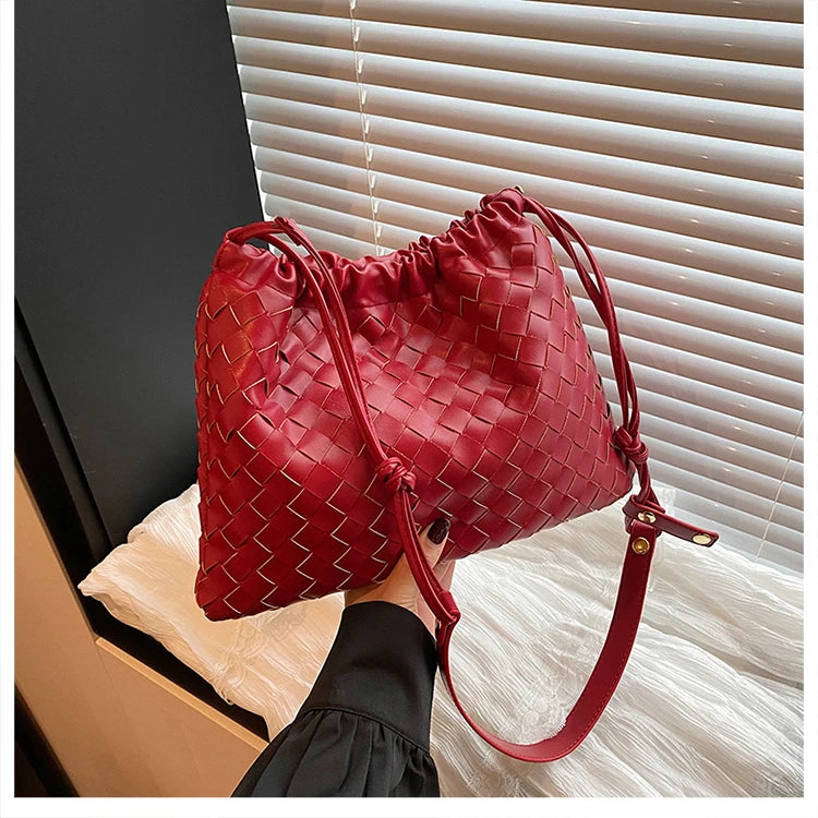 Luxury Designer Paris Fashion Elegant Handbag In Solid Color With Trendy Design For Business Commuter Women