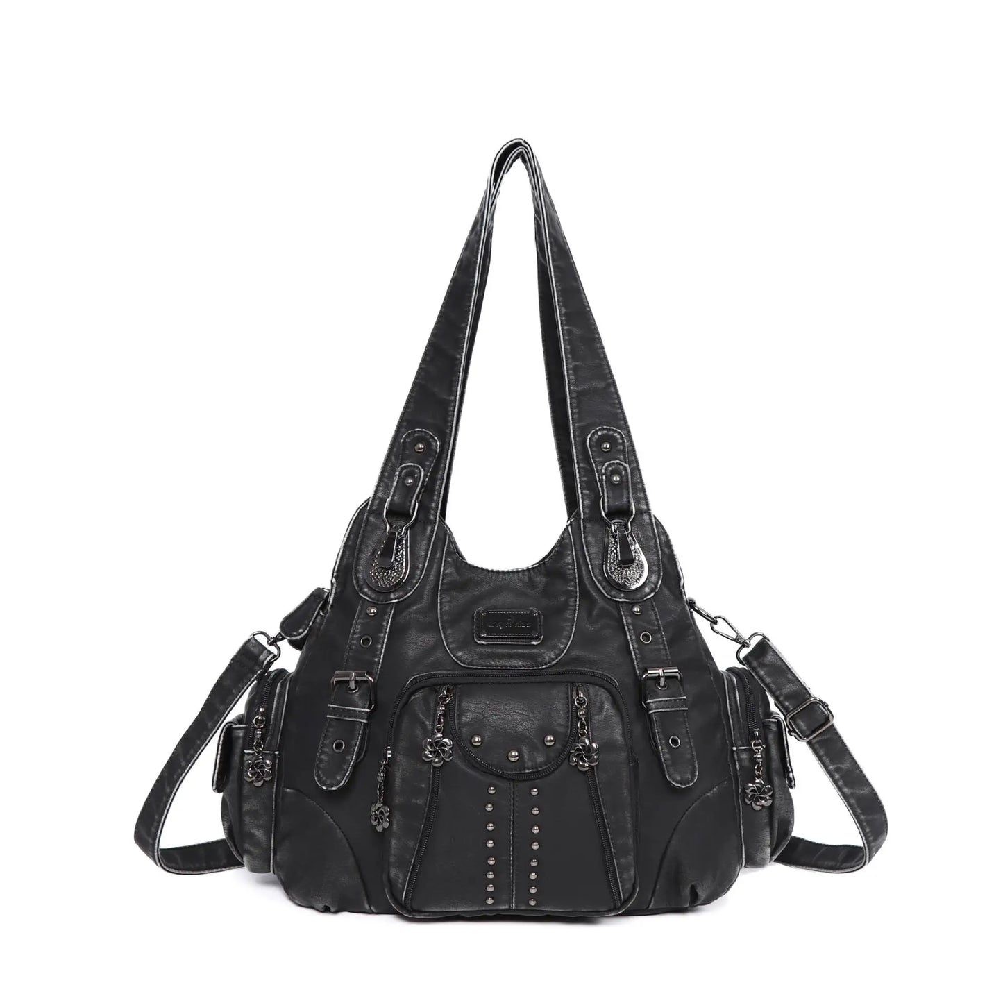 Angelkiss Bag Women Fashion Handbags Women Shoulder Bags PU Leather Handbag Female Satchel Big Shoulder Purse Bag bolsa feminina