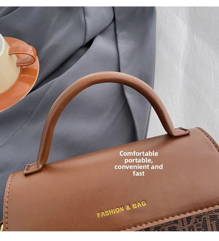 2025 fashionable new women's bag with stylish letter print design, versatile shoulder bag, casual and simple crossbody bag