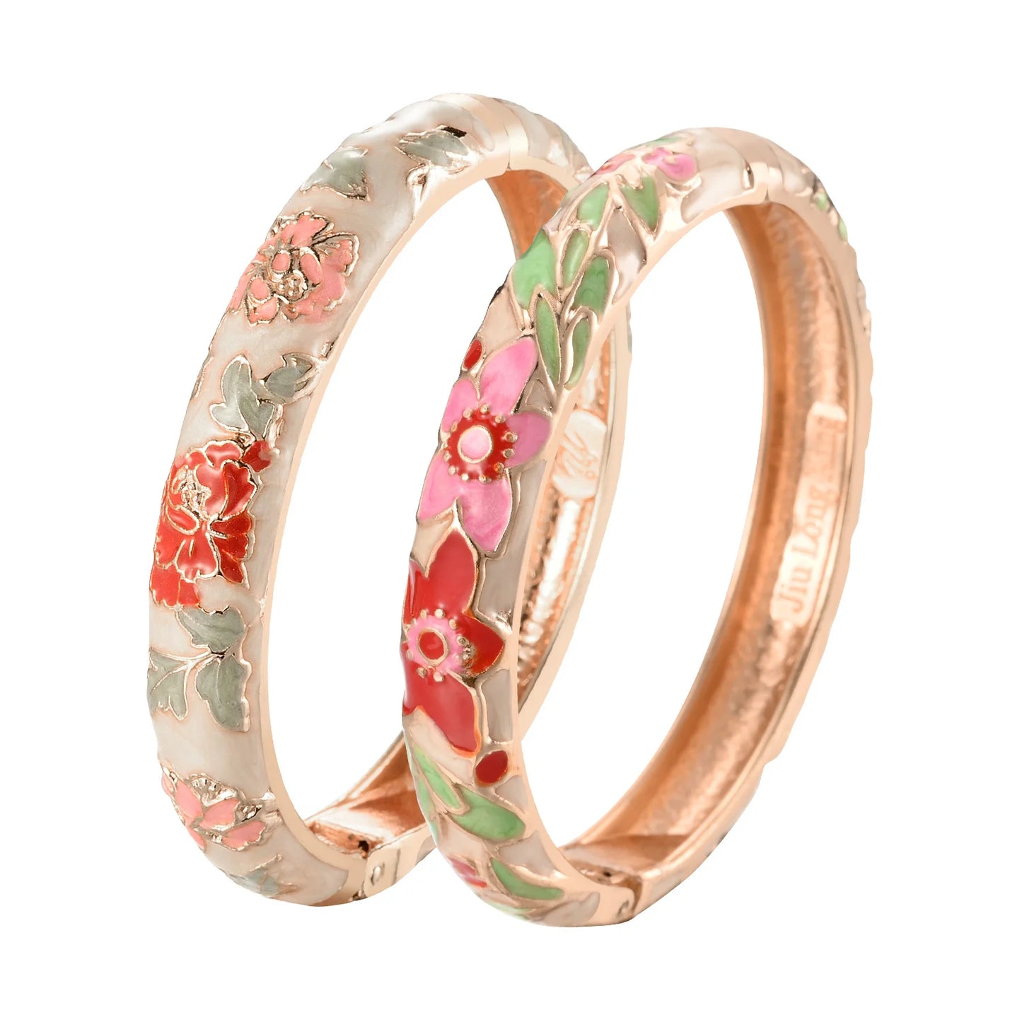 Enameled Bracelets For Women Flower Women Bangles Indian Chinese Viking Bracelet On Hand African Jewelry Dubai Women's Gift Girl