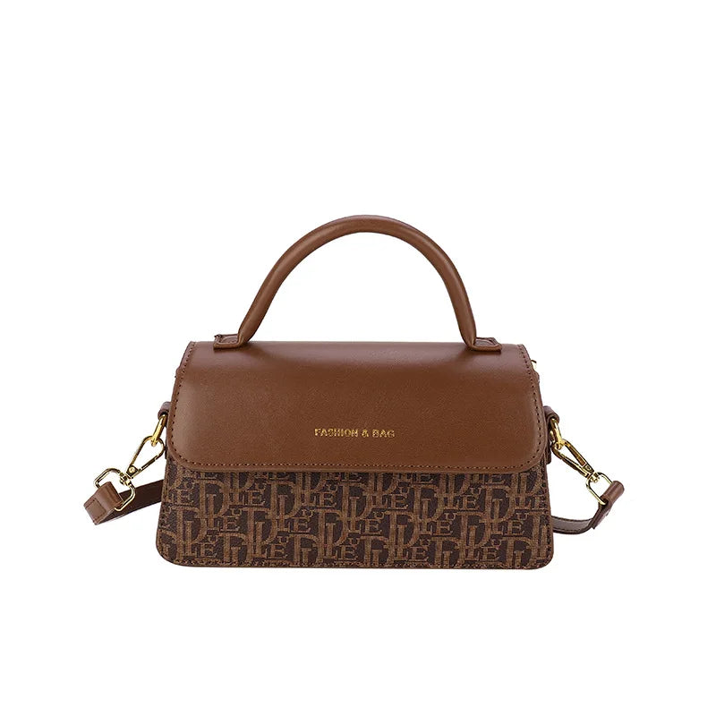 2025 fashionable new women's bag with stylish letter print design, versatile shoulder bag, casual and simple crossbody bag